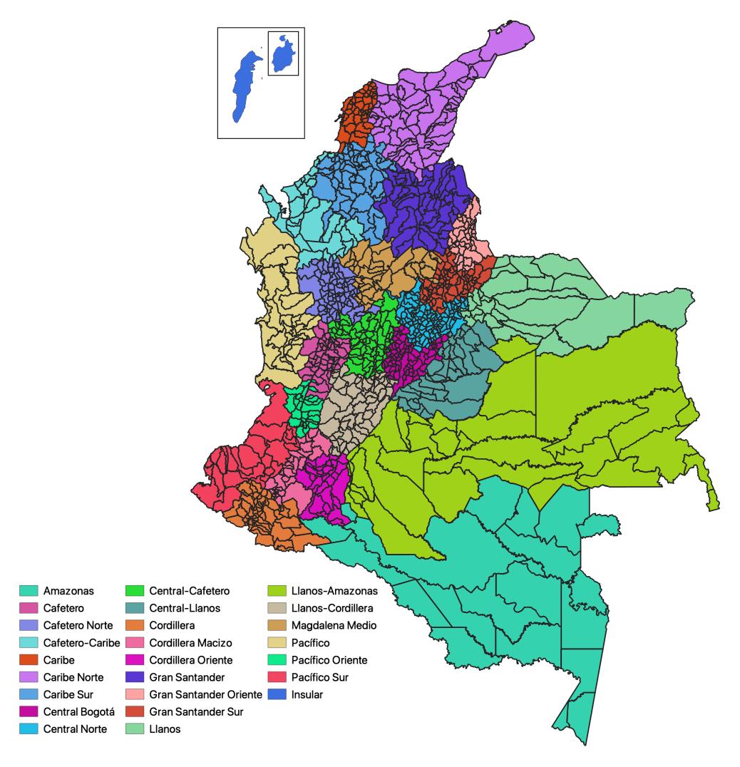 Regiones consideradas para la realización de las mesa de diálogo.jpeg